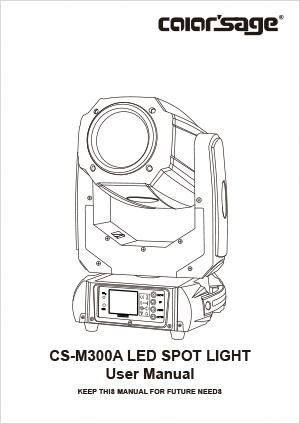 CS-M300A  Spot light User Manual